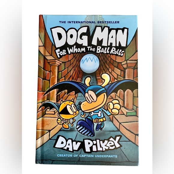 Dog Man For Whom the Ball Rolls book - Picture 1 of 3